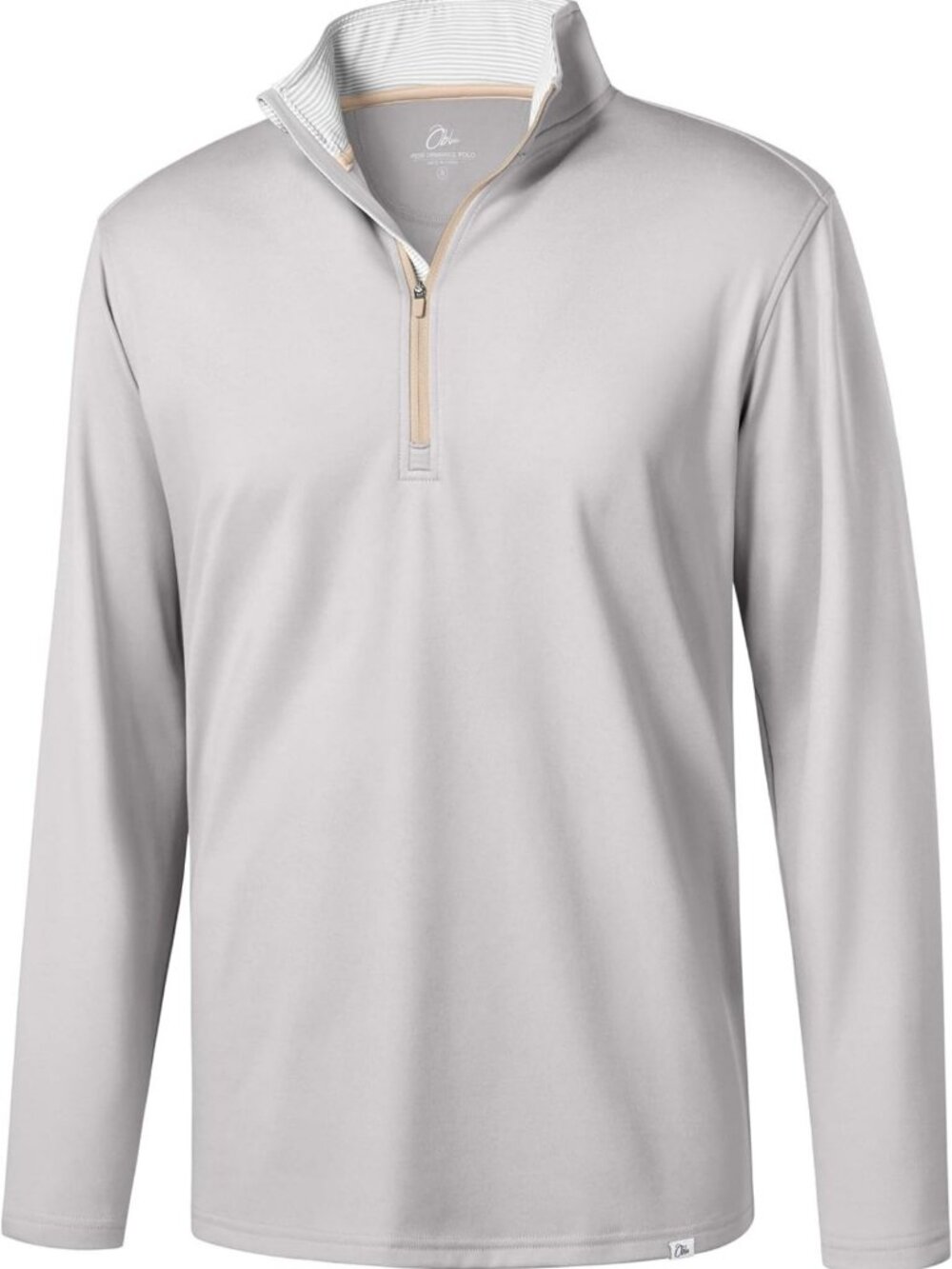 Men's Fleece Quarter Zip Pullover Sweatshirt - Warm Mock Neck Golf Top, Long